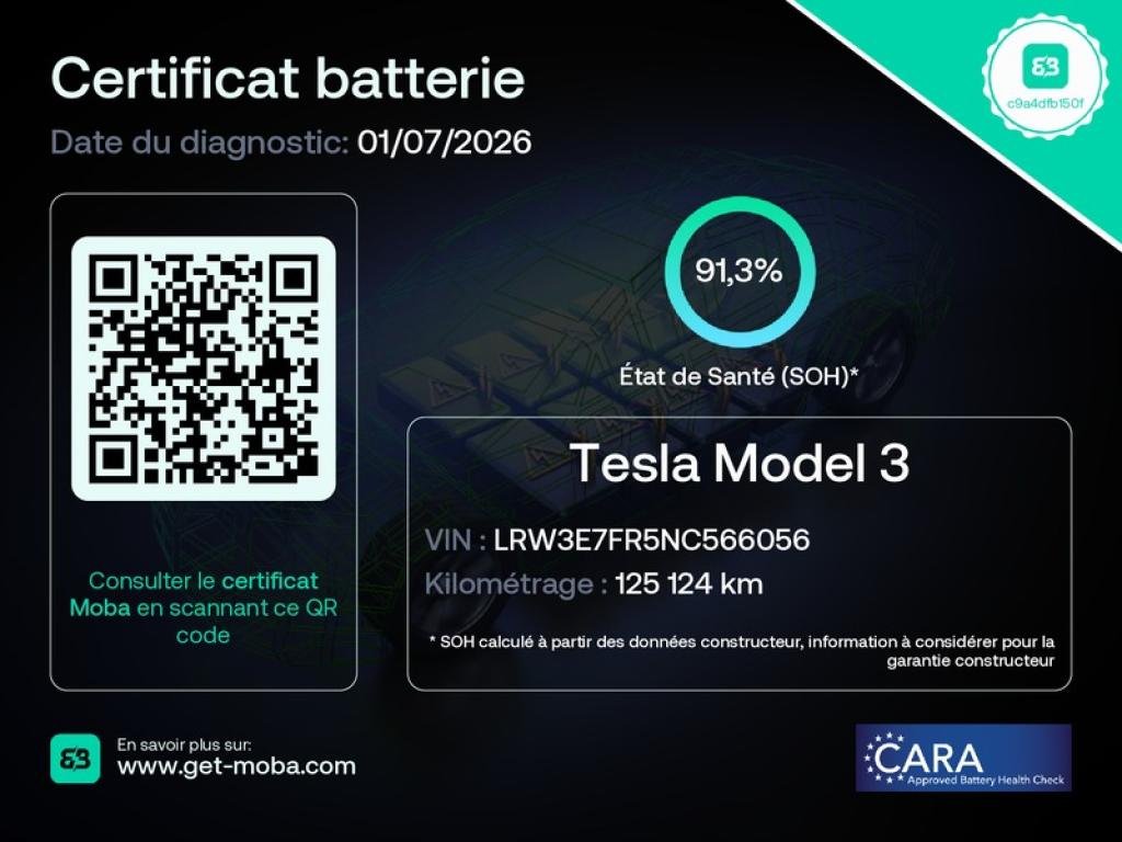 TESLA Model 3 / 2018 / 4P / Berline Propulsion – Image 4